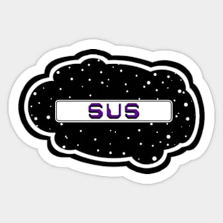 Purple Sus! (Variant - Other colors in collection in shop) Sticker